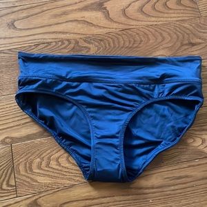 Navy blue maternity swim bottom size small